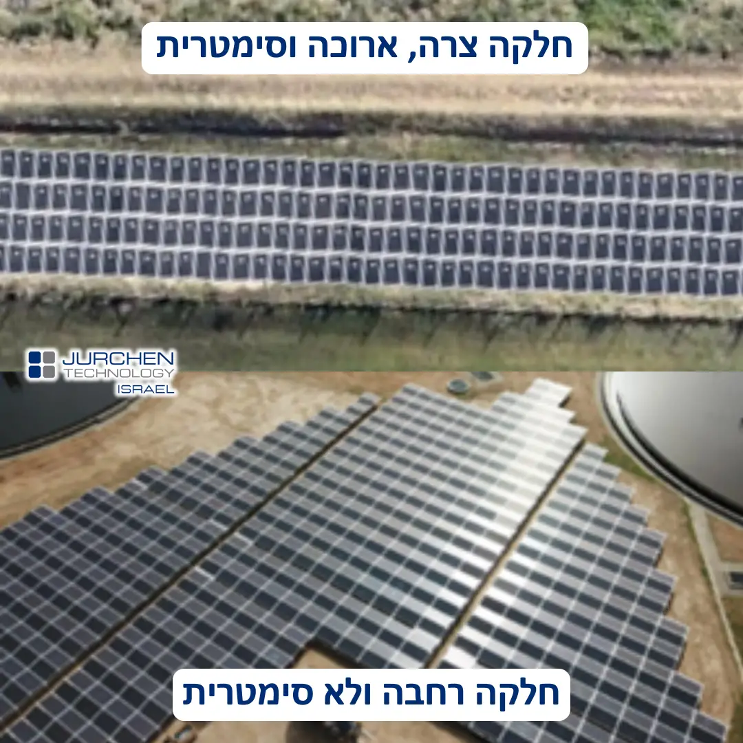 דוגמאות לגמישות תכנונית: קונסטרוקציית PEG® מותאמת לכל חלקה - משטח לא סימטרי ועד לרצועת קרקע צרה וארוכה.